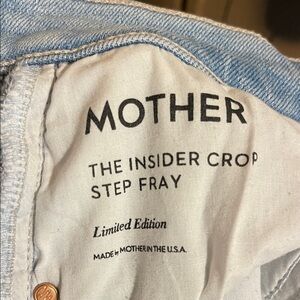 MOTHER Light Blue Ankle Jeans